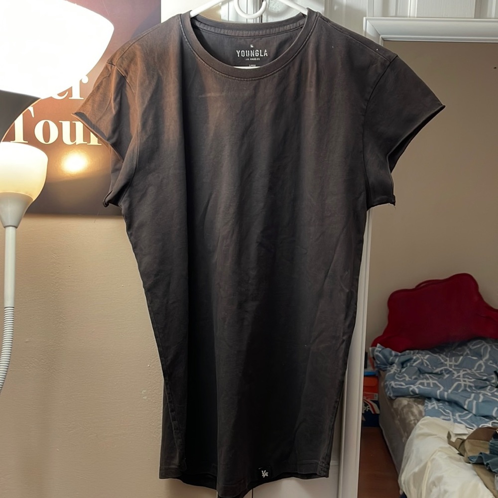 Young L.A.412 Cap Sleeve Shirts 2.0 - Coal - Large